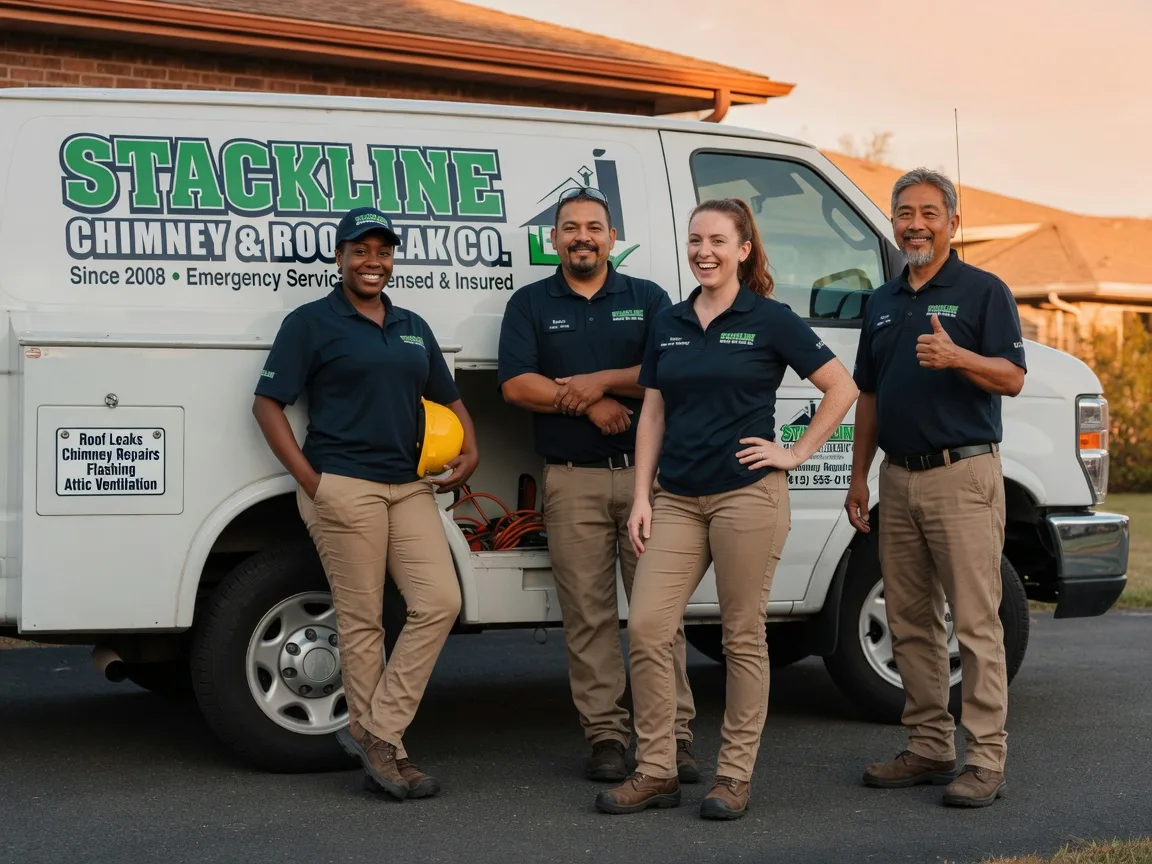 Chimney flashing repair company in Venus, TX